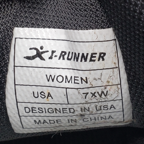 NWT I-runner proseries leather/mesh diabetic slip proof safety shoe 7 extra wide - Picture 7 of 15